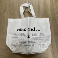 niko and ... ショップ袋 ホワイトのサムネイル