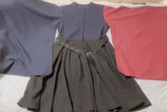 favorite 和洋折衷ワンピース×裾レースペチスカート付きのサムネイル