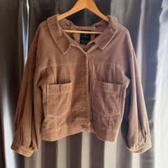 w closet コーデュロイジャケット バックレースアップのサムネイル