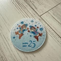디즈니씨 25주년 수베니아 코스터 칩&데일