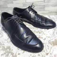 エルメネジルドゼニア 26cm 革靴 ビジネス ドレス 黒 レザー 8EE