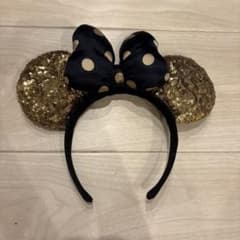 ディズニー ミニー カチューシャ ゴールド スパンコールのサムネイル
