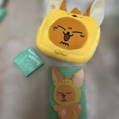 TXT レインボーファンチュン ポーチ付き txt プルバトゥ ファンチュン Whizzy ポーチ ミラー リップ&チーク