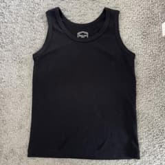 グローバルワーク Beau-tee クルーリブタンク ブラック Mのサムネイル
