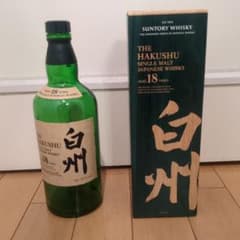 白州 18年 シングルモルトウイスキー 空き瓶＆空き箱 - メルカリ