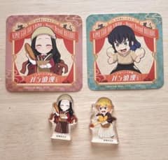 211 Demon Slayer: Kimetsu no Yaiba Heart Bread Antique Acrylic Block Coaster