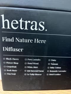 hetras ブラックチェリー アロマディフューザー 500ml