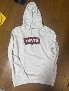 Levi's ホワイト フード付きパーカー Mのサムネイル