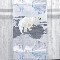 【希少】 ホッキョクグマと氷山が織られた袋帯　着物