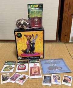 か*ん様 ズートピア Happyくじ フィギュア グッズセットのサムネイル