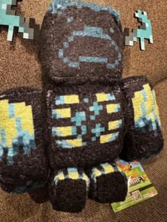 ふわふわウォーデン BIG ぬいぐるみ 座りポーズ マインクラフト ウォーデン