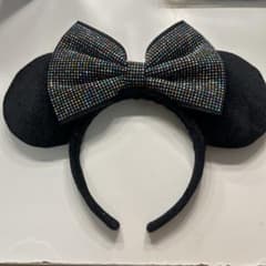 ディズニー ミニー カチューシャ ブラック スパンコールのサムネイル