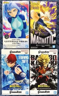 僕のヒーローアカデミア フィギュア 4種セット 轟 爆豪 波動 ミルコ 僕のヒーローアカデミア フィギュア 4種セット 轟 爆豪 波動 ミルコ