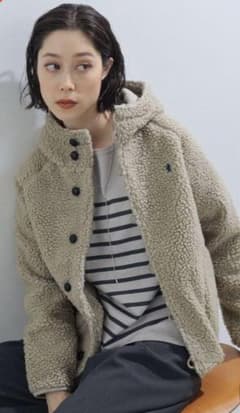美品 ジムフレックス ボアジャケット クルミボタン 12 サイズ BEAMS 