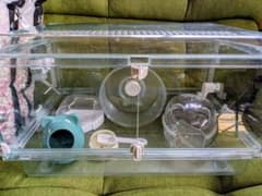 小動物用アクリルケージ 床材 トイレ砂セットのサムネイル