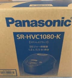 パナソニック 5.5合 IH炊飯器IHジャー ブラック SR-HVC1080-Kのサムネイル