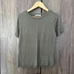 ZARA TRAFALUC 半袖Tシャツ Sサイズ オリーブグリーンのサムネイル