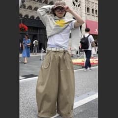 Push Push スーパーワイドチノパンツ M Reichi君着用 - メルカリ