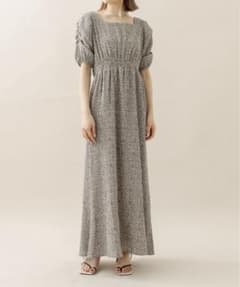 [mline] 楊柳フラワープリントワンピースのサムネイル