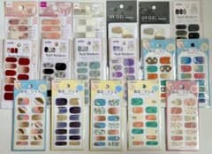ネイルシール 17点セット 未使用 未開封 DAISO amifa まとめ売りのサムネイル