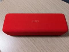 メガネケース JINS 赤のサムネイル