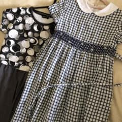 サエグサ ワンピース、bebeワンピース２枚セットのサムネイル
