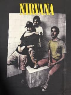 NIRVANA バンドTシャツ ブラックのサムネイル