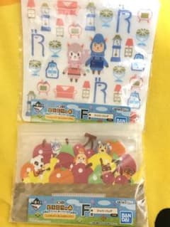 一番くじ どうぶつの森 Ｆ賞 ジッパーバッグ2種 ＋オマケのサムネイル