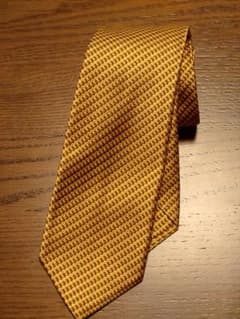 BVLGARI ネクタイ/モザイク柄/ゴールド/セッテピエゲ - メルカリ