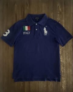 Polo by Ralph Lauren イタリア国旗ポロシャツ M Ralph Lauren イタリア国旗ポロシャツ - メルカリ