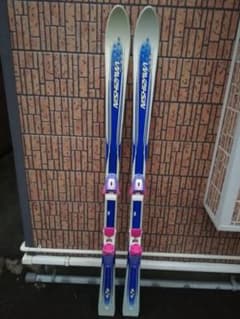 ニシザワ スキー板156cm+ビンディング - メルカリ