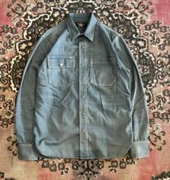 RRL ガーメントダイ ヘリンボーンコットンツイル ワークシャツのサムネイル