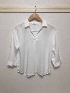 レーヨンスキッパーブラウス(七分袖)のサムネイル