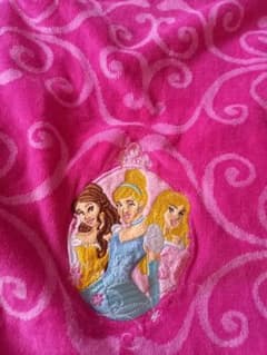 Disney Princess 대형 비치 타월 핑크