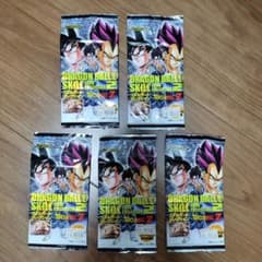 新品未開封》ドラゴンボール スキルカードコレクション 5パックセット