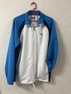 QUIKSILVERクイックシルバートラックジャケット XL ホワイト×ブルーのサムネイル
