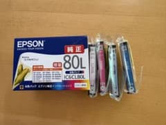 EPSON 純正インクカートリッジ IC6CL80L 増量4本セットとうもろこし
