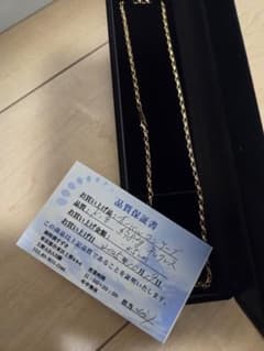 最終セール価格【新品】18金ネックレス 18K 約8.2g 保証書付 - メルカリ