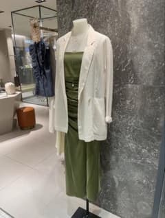 FRAY I.D ドレープサテンキャミワンピース GRN 1サイズ - メルカリ