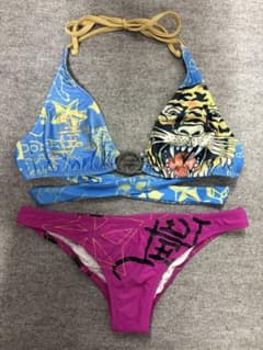新品正規品EdHardyエドハーディー水着ビキニ上下セット - メルカリ