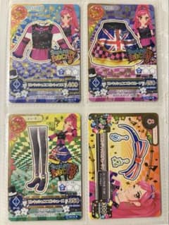 アイカツカード 音城セイラ　ピンキッシュユニオン 4枚セットのサムネイル