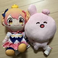 Ｐ丸様。メガジャンボぬいぐるみ　2体セット