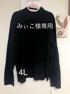 プチハイネック★リブニット【4L】のサムネイル