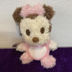 新品レア　ミニーマウス　ぬいぐるみキーホルダー　のこのこふれんず　ベビーミニーのサムネイル