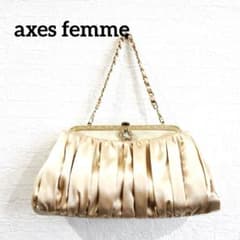 最終価格】アクシーズファム パーティーバッグ 2WAY シャンパン 