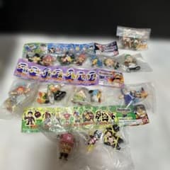 New One Piece Part 3, 6, 7, and 8 Figure Keychains (11 pieces)