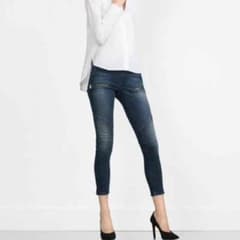 ZARA ジップライダースデニムのサムネイル