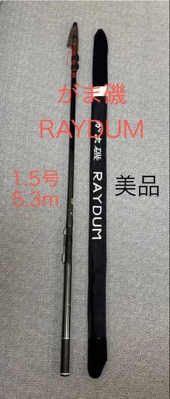 がま磯 RAYDUM 磯竿 1.5号 5.3m 美品 - メルカリ