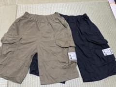 カーゴハーフパンツ 2枚セット 双子　半ズボンのサムネイル