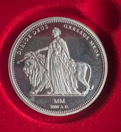 1オンス Una and the Lion 2000 A.D. 銀貨 1オンス Una and the Lion 2000 A.D. 銀貨 - メルカリ